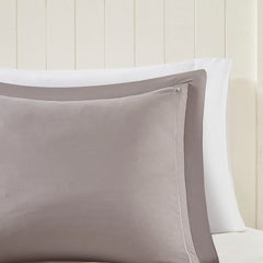 Full/Queen 3M Scotchgard Diamond Quilting Reversible Down Alternative Comforter Set