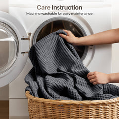 1PC Full/Queen Cotton Blanket