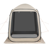 Screen House Tent, 6 x 6 ft, 4-6 Person Pop Up Screen Tent, Portable Screened in Canopy with Carry Bag, Netting Sides, Ground Stakes, for Garden, Patio, Backyard, and Outdoor Activities, Beige