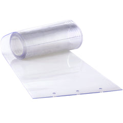 Strip Curtain, 84" Height x 38" Width, 0.08" Thickness, 6PCS Clear PVC Strip Door Curtain, Freezer Curtain, Plastic Door Strips for Walk in Freezers, Coolers & Warehouse Doors, with 50% Overlap