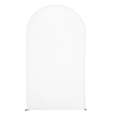Arch Backdrop Stand, 7.2 x 4 ft, Stable Structure, Easy Assembly, 1 Piece Gold Metal Arch Backdrop Stand with Cover for Wedding, Birthday Party, Holiday Celebration, and Ceremony Decoration