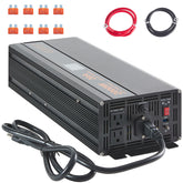 2000W Sump Pump Battery Backup System, LCD Display, Auto Switches to Battery Inverter Power for Continuous Sump Pump Operation, Sump Pump Battery Backup Inverter for Emergency and Power Outage