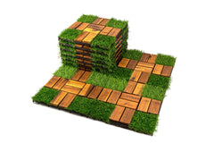 Acacia Wood Deck Tile 057, 10 pack