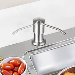 Built in Soap Dispenser for Kitchen Sink Stainless Steel Countertop Pump
