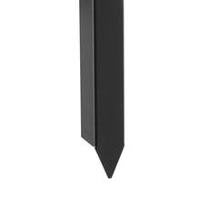 Fence Post Anchor Repair Kit, 4 Pack Inner Diameter 2 x2 Inches Heavy Duty Steel Fence Post Support Stakes, Anchor Ground Spike for Repair Tilted, Broken Wood Fence Post