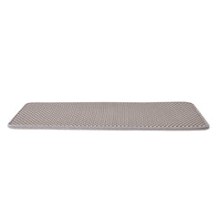 Cat Litter Trapping Mat 24 x 15 in Double Layer Honeycomb Non-Slip & Urine-Proof
