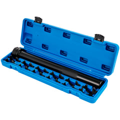Inner Tie Rod Tool Kit, 13 Pcs Crowfoot Adapters Inner Tie Rod Tool Set, 13 Pcs Tie Rod Removal Tool, 1/2 Inch Drive Tube Tie Rods Tool, Heavy-Duty Steel Inner Tie Rod Removal Tool for Vehicle