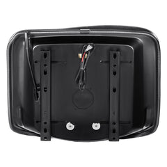 Universal Tractor Seat, Lawn Mower Seat with Micro Switch and Drainage Holes, 6.3-11.8 inch Extended Slot Tractor Seat for Tractor Loader Excavator