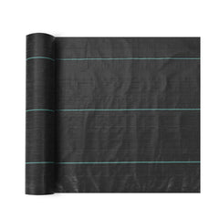 4FTx300FT Premium Heavy Duty Weed Barrier Landscape Fabric, 3.2OZ Woven Geotextile Fabric Under Gravel, High Permeability for Weed Blocker Weed Mat, Driveway Fabric, Weed Control Garden Cloth