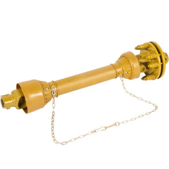 PTO Shaft, 1-3/8" PTO Drive Shaft, 6 Spline Both Ends PTO Driveline Shaft, Series 4 Tractor PTO Shaft, 31.5"-41" Brush Hog PTO Shaft, Yellow PTO Shaft w/Slip Clutch for Bush Hog/Finish Mower