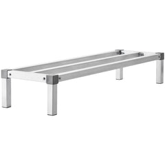Newly Upgraded!Aluminum Dunnage Rack Stationary Dunnage Rack 48” x 14” x 8” Storage Rack