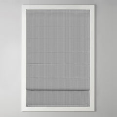 Basketweave Room Darkening Cordless Roman Shade