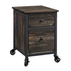 File Pedestal with Smooth-Glide Drawer, Dark Oak finish