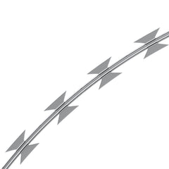 Razor Wires, 246 ft Razor Barbed Wire, 5 Rolls Razor Wire Fencing Razor Fence, Razor Ribbon Barbed Wire Galvanized Razor Wire Fence, Rolls Razor for Garden