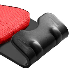Winch Straps, 4" x 30', 6000 lbs Load Capacity, 18000 lbs Breaking Strength, Truck Straps with Flat Hook, Flatbed Tie Downs Cargo Control for Trailers, Farms, Rescues, Tree Saver, Red (10 Pack)