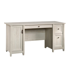 Coastal Computer Desk with Slide-Out Keyboard Tray, Gray finish