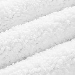 1 PCS 24x60" 100% Cotton Tufted 3000 GSM Reversible Bath Rug White