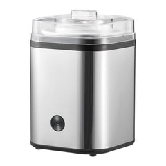 Ice Cream Maker, 2.11 Qt. Large Capacity, Electric Automatic Ice-Cream Machine, with Easy Operation & Cleaning, Stainless Steel Shell, for Homemade Frozen Yogurt, Fruit Sorbet, Gelato, Silver