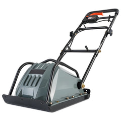 Plate Compactor, 130W Output Electric Ground Rammer, 5 kN Force, 3.9 in Depth, 16 m/min Speed, 3304 sq.ft/h Efficiency, Gas Powered Soil Compaction Machine for Driveway, Pavement, Landscaping