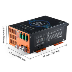 RV Converter 45 Amp 110V AC to 12V DC RV Power Converter Battery Charger