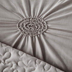 6 Piece Reversible Daybed Cover Set Dark Gray Daybed