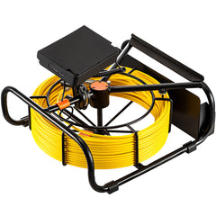 Sewer Camera, 164 ft/50 m, 4.3" Pipe Drain Inspection Camera with DVR Function and LED Lights, Waterproof IP68 Borescope, Industrial Endoscope for Home Wall Duct Drain Pipe Plumbing (Without Wheels)