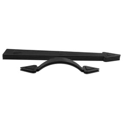 Decorative Magnetic Garage Door Hardware Kit Accents 4 Hinges 2 Handles Black