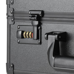 Graded Card Storage Box, 5 Slots, Graded Sports Cards Holder Carrying Case with Coded Lock Foam Dividers, for 162 PSA Graded Cards 115 BGS Cards 130 SGC Cards 585 Top Loaders or 999+ Loose Cards
