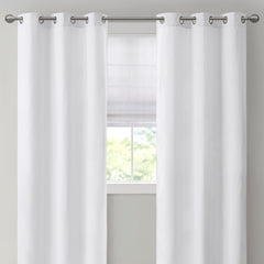 Basketweave Room Darkening Cordless Roman Shade