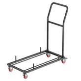Folding Chair Rack Cart for 25 Chairs of 300 LBS L-shape Horizontal