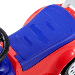 Ride On Toddler Push Car, Push Car for Toddler 19 to 36 Months, Kids Ride On Toy with Music & Under-seat Storage, 55 lbs Load Capacity, Foot-to-Floor Walker for Toddlers Boys Girls, Red