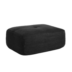 Hamlet LSF&RSF Corner Sofa W/Pillows Corduroy-Black