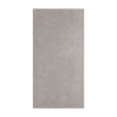 6-Piece 100% Cotton Quick Dry Diagonal Ribbed 6pcs Towel Set, Grey