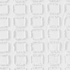 Woven Clipped Solid Shower Curtain