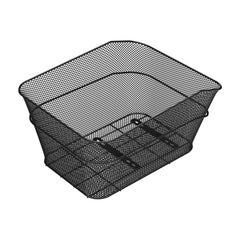 Rear Bike Basket Wire Mesh Bicycle Basket with Cargo Net Waterproof Cover