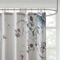 Printed Cotton Shower Curtain