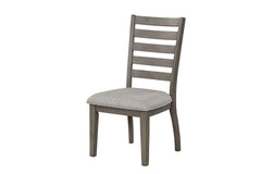 Casual Side Dining Chair W/ Ladder Back (Set of 2)
