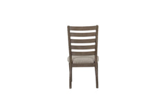 Casual Side Dining Chair W/ Ladder Back (Set of 2)