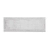 100% Cotton Tufted 3000GSM Reversible Bath Rug Grey 24x72"