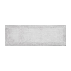 100% Cotton Tufted 3000GSM Reversible Bath Rug Grey 24x72"