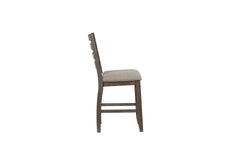 Counter Side Dining Stool W/ Ladder Back (Set of 2)