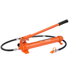 10 Ton Porta Power Kit, Hydraulic Ram with Pump, Car Jack with 4.6 ft/1.4 m Oil Hose, Bent Frame Repair Tool with Storage Case for Automotive, Garage, Heavy Equipment, Mechanic (22046 LBS)