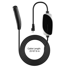 Level 1/2 Tesla Charger 16A Portable EV Charger 25 ft Cable 120V-240V NEMA 6-20P