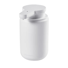 Soap Dispenser, 300 ml / 10 oz, Rechargeable Automatic Hand Soap Dispenser with Pump, 2 Adjustable Levels, Modern Touchless Liquid Foam Container with Indicator for Bathroom and Kitchen, White