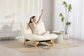 Bean bag chair for Adults ,Accent Armless Lazy Sofa, Casual Single Sofa, Corduroy Fabric, For Living Room And Bedroom , With Backrest, Single Seat