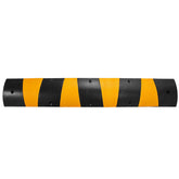 2pcs 6 Feet Rubber Driveway Modular Heavy Duty Speed 72.4 x 12 x 2.4 Inch Cable Protector Ramp for Garage Gravel Roads Asphalt Concrete, 2Pack-6Ft-Speed Bump