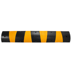 2pcs 6 Feet Rubber Driveway Modular Heavy Duty Speed 72.4 x 12 x 2.4 Inch Cable Protector Ramp for Garage Gravel Roads Asphalt Concrete, 2Pack-6Ft-Speed Bump