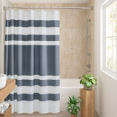1 PCS 72x78" Shower Curtain with 3M Treatment Dark Blue