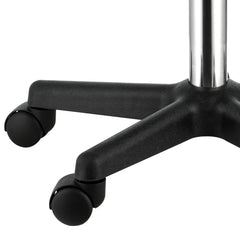 Rolling Stools with Wheels, 400 LBS Weight Capacity Adjustable Height Stool with Ultra-Thick Seat Cushion, Swivel Stools Chair for Salon, Bar, Home, Office, Tatoo, Medical, Massage, Black
