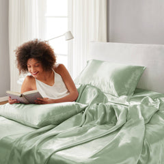 6 PCS Queen Luxury Sheet Set Sage